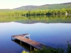 View of the dock and lake